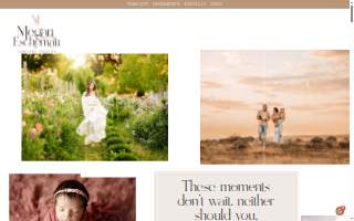 Megan Escheman Photography website