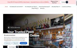 Oro Jewelry & Loan website