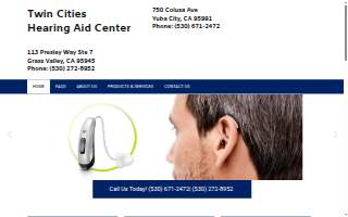 Twin Cities Hearing Aid Center website