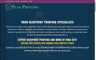 Yuba City Plan Printing website