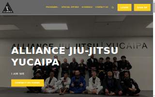 Alliance Jiu Jitsu Yucaipa website