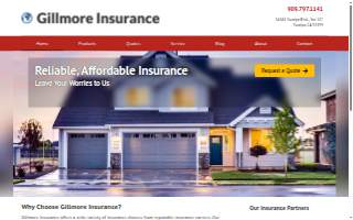 Gillmore Insurance website