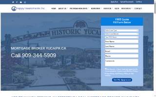 Happy Investments, Inc. Yucaipa CA website