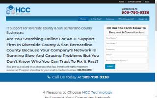 HCC Technology website