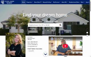 Lori Agon Real Estate website