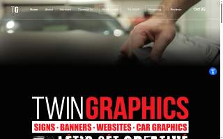 Twin Graphics Signs & Wraps website