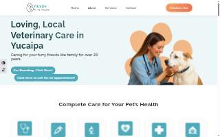 Yucaipa Animal Hospital website