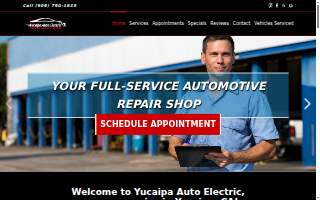 Yucaipa Auto Electric website
