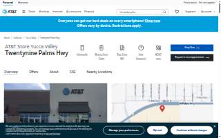 AT&T Store of Yucca Valley website