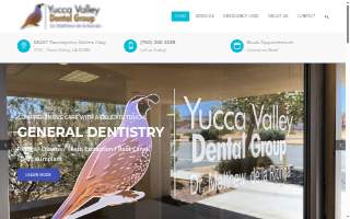Yucca Valley Dental Group website