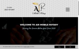 Air Mobile Notary of Arvada website