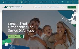 Berger Orthodontics - Arvada website