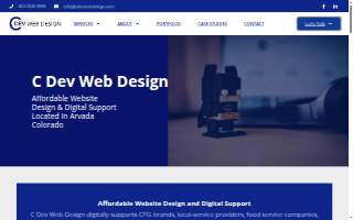 C Dev Web Design website
