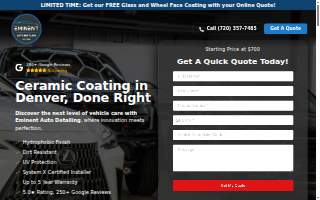 Eminent Auto Detailing - Ceramic Coating & PPF website