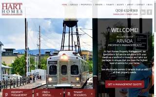 Hart Homes Property Management of Arvada website