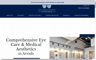 Mountain Breeze Optometry & Aesthetics website