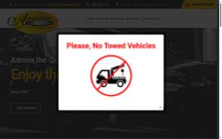 Admiration Auto Body website