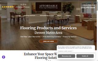 Affordable Flooring & Remodeling website