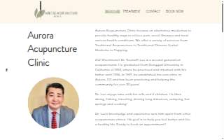 Aurora Acupuncture Clinic website