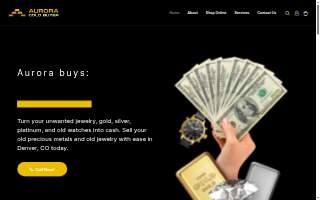 Aurora Gold Pawn website