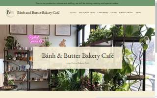 Banh & Butter Bakery Cafe website