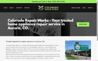Colorado Repair Works: Appliance Repair & HVAC website