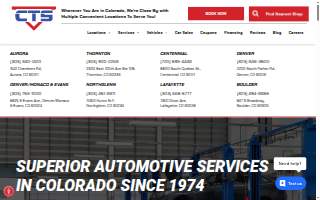 Colorado Tire and Service of Aurora website