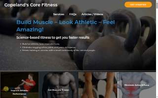 Copeland's Core Fitness website