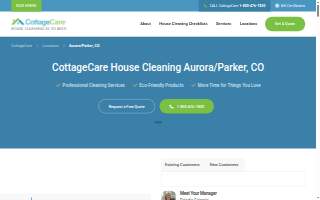CottageCare Aurora & Parker website