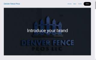 Denver Fence Pros website