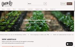 Queen City Collective Coffee website