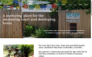 Alaya Preschool website