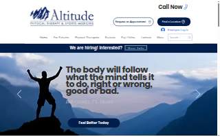 Altitude Physical Therapy - Boulder website
