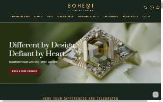 Bohemi Jewelry website