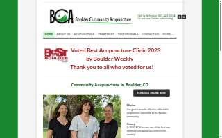 Boulder Community Acupuncture website