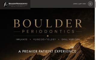 Boulder Periodontics website