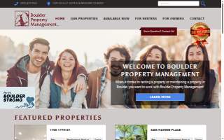 Boulder Property Management website