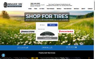 Boulder Tire website
