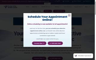 Boulder Valley Health Center website