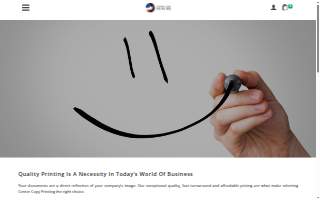 Center Copy Printing website