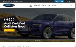 Colorado Coach Auto Body website