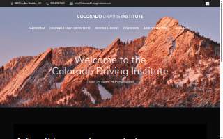 Colorado Driving Institute website