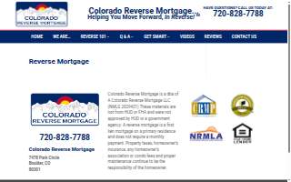 Colorado Reverse Mortgage website