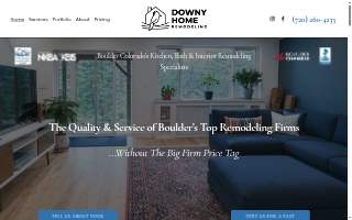 Downy Home Remodeling website