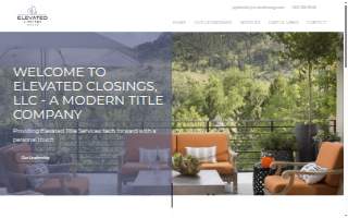 Elevated Closings LLC website