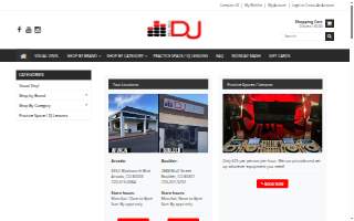 Mile High DJ Supply of Boulder website