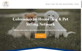 Pure In-Home Pet Sitting website