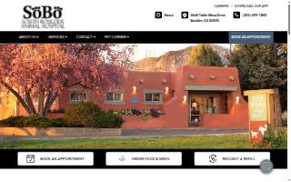 South Boulder Animal Hospital website