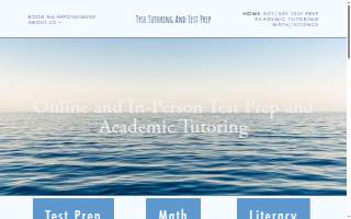 Tyse Tutoring and Test Prep website