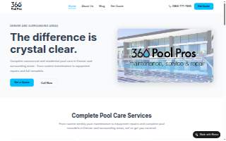 360 Pool Pros website